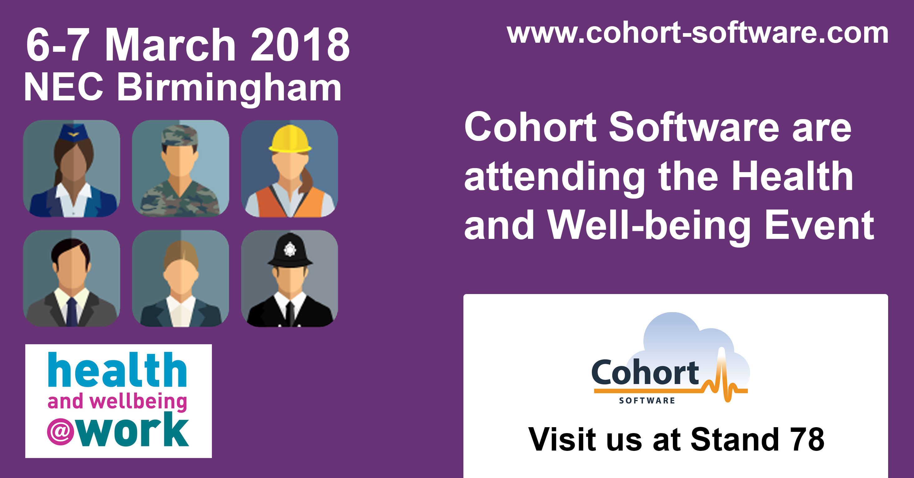 Cohort Software at Health and Well-being Conference 2018