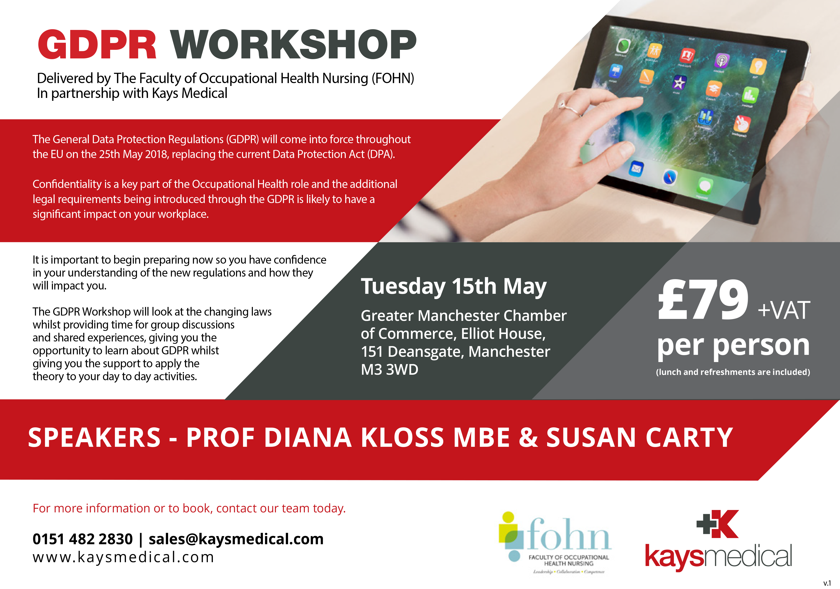GDPR Workshop GDPR Webinar by Kays Medical